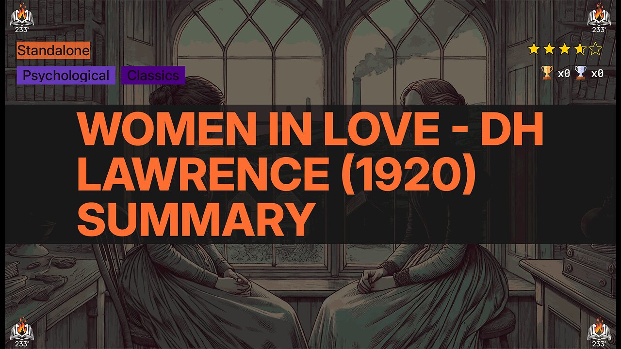 Women in Love - DH Lawrence (1920) Summary