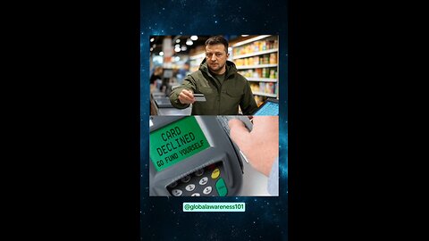 Zelenskyy go fund me card is declined.