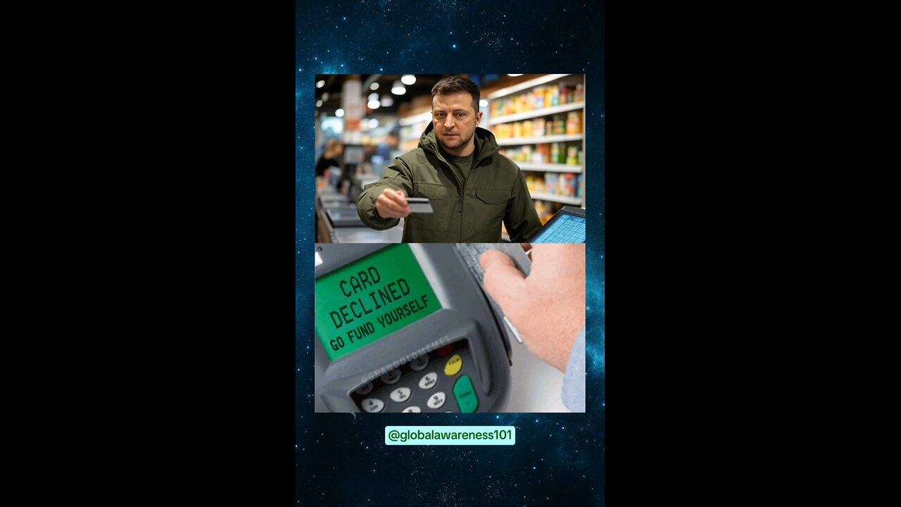 Zelenskyy go fund me card is declined.