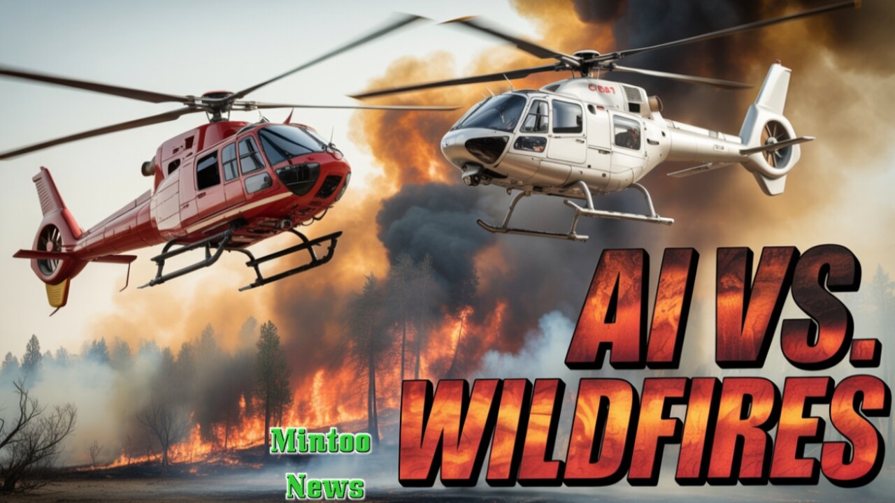 Helicopters equipped with AI are being made to fight wildfires