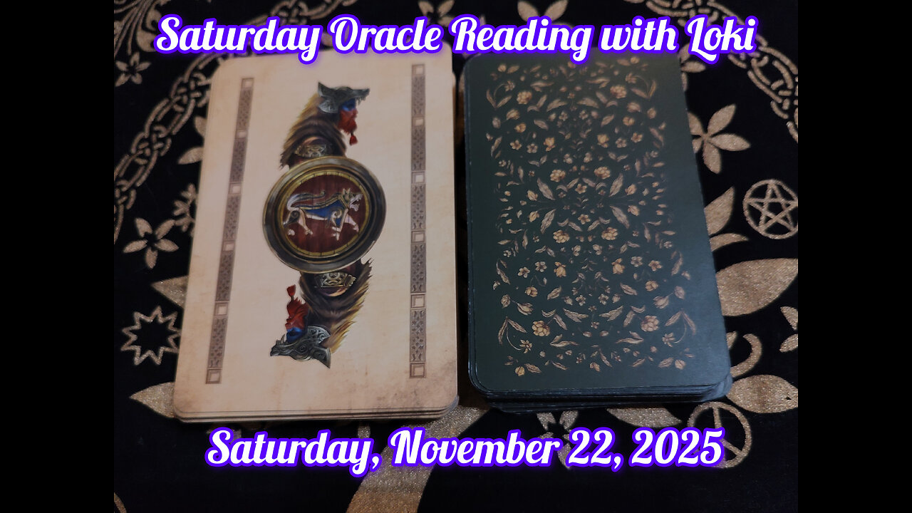 Saturday Oracle Reading with Loki: November 22, 2025