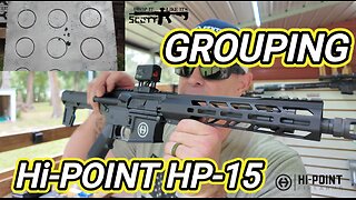 Hi Point HP-15 AR Pistol / Accuracy Test