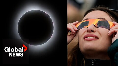 "Like a surreal painting": Looking back at the total solar eclipse seen in Canada