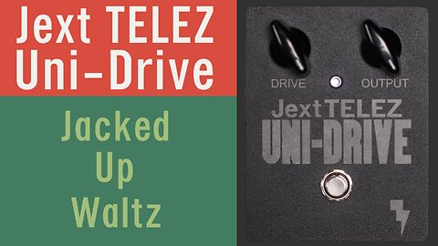 ⚡ Jext Telez 🎸 Uni-Drive 🔌 Low hFe Fairchild Black Button 🎵🔊 35 dB harmonic booster overdrive 🎼🏋🏼🙆🏼🏎