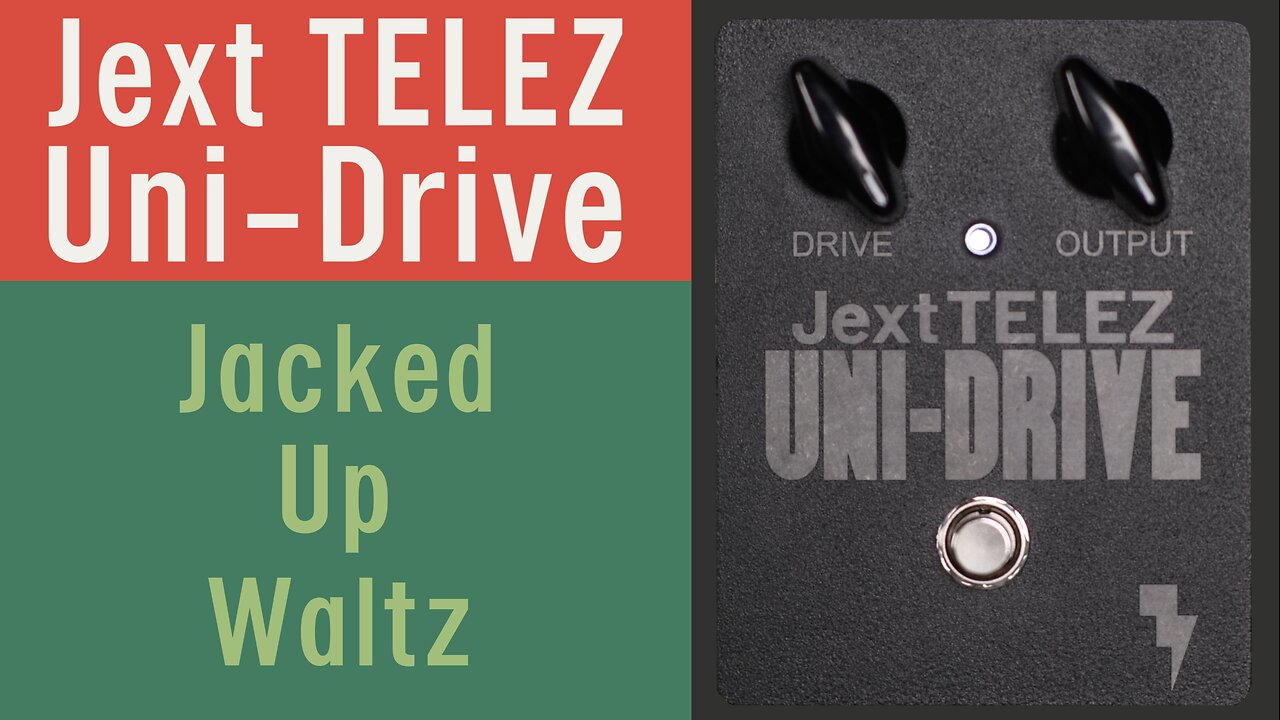 ⚡ Jext Telez 🎸 Uni-Drive 🔌 Low hFe Fairchild Black Button 🎵🔊 35 dB harmonic booster overdrive 🎼🏋🏼🙆🏼🏎