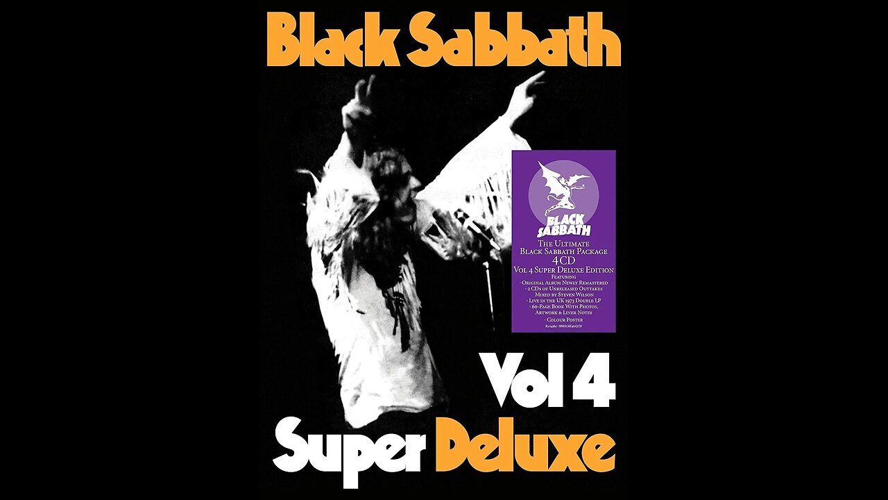 Black Sabbath – Black Sabbath Vol 4 (Super Deluxe Edition) 1972/2021 4xCD