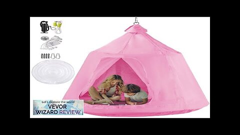 VEVOR Hanging Tree Tent Max. 440lbs Capacity Tree Tent Swing Hangout Hugglepod Review