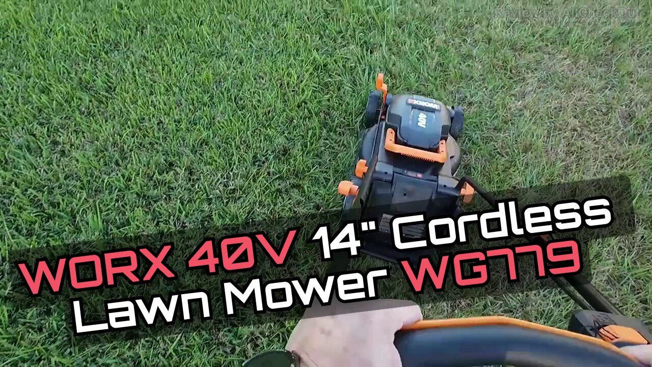 WORX 40V 14" Cordless Lawn Mower WG779 Review — Quiet, Compact & Powerful for Small Yards