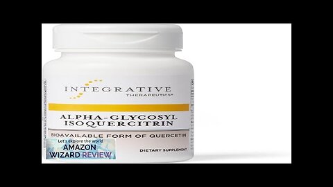 Integrative Therapeutics Alpha-Glycosyl Isoquercitrin Quercetin Supplement to Support Review