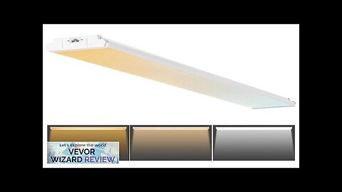 VEVOR 4FT LED Wraparound Light 50W 5500LM Flush Mount LED Shop Light Review