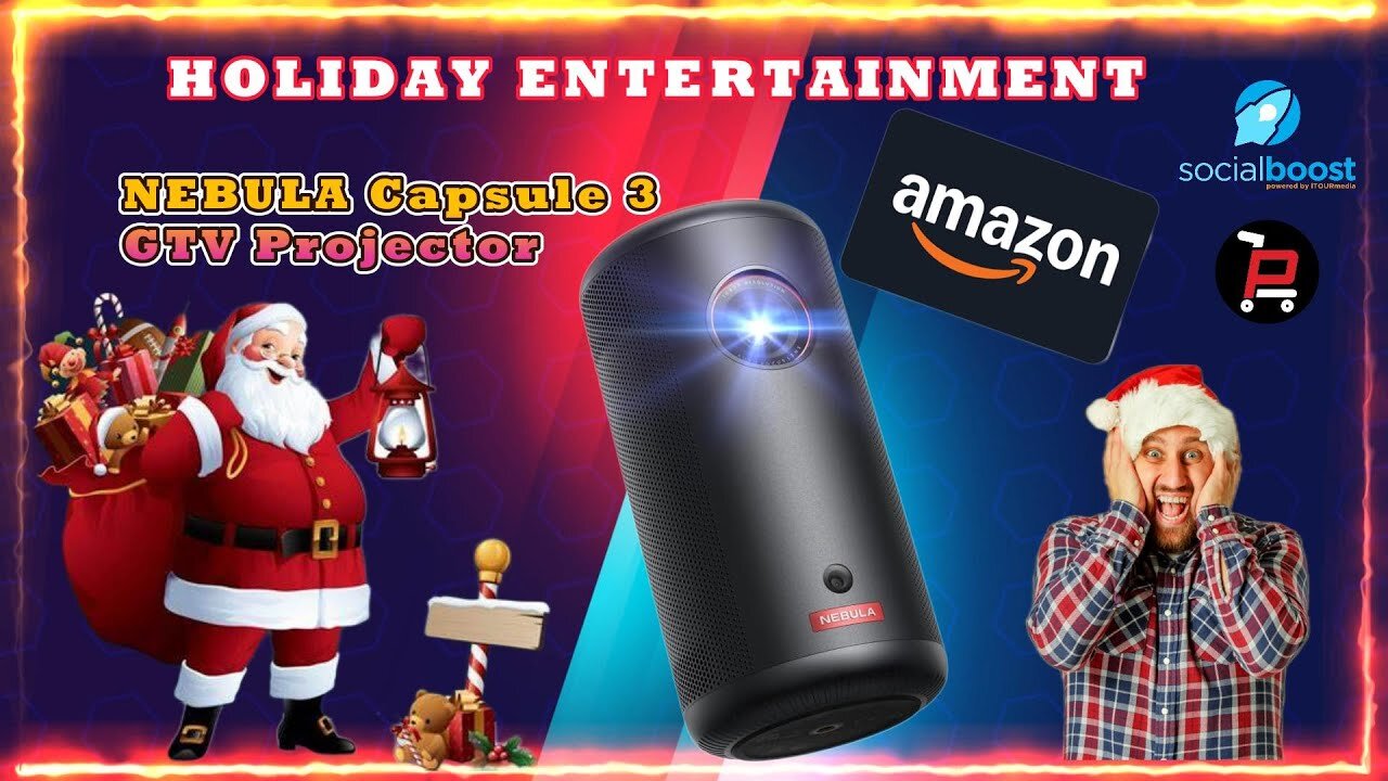 NEBULA Capsule 3 GTV Projector Beats Competition for Movie Lovers!