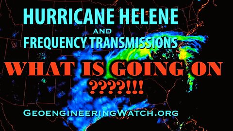 What is going on! Hurricane Helene and Frequency Transmissions! Still no Answers!!!