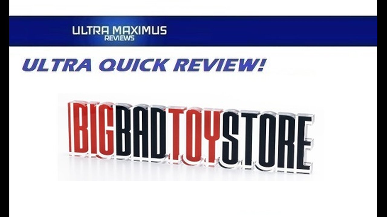 💥 Ultra Quick Review Big Bad Toy Store 12" Acrylic Logo Display | Acrylic Echo