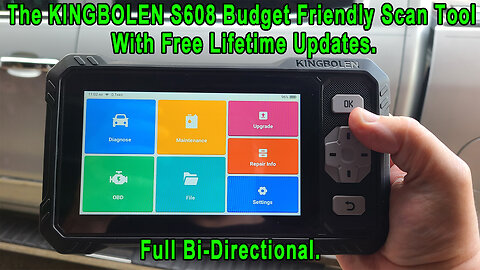 The Kingbolen S608 Budget Friendly Scan Tool with Free Lifetime updates.