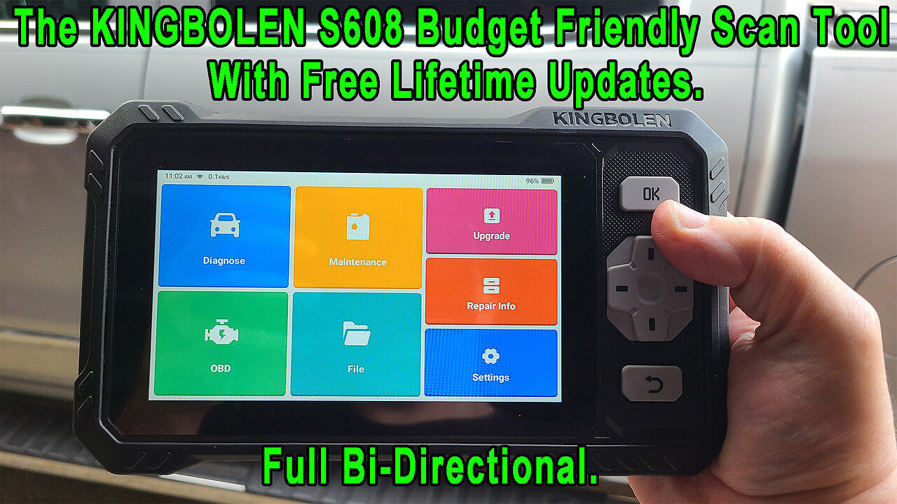 The Kingbolen S608 Budget Friendly Scan Tool with Free Lifetime updates.