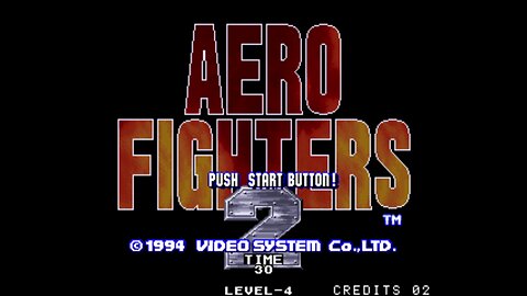 Aero Fighters 2 Arcade Game, Video System Co 1994, Longplay