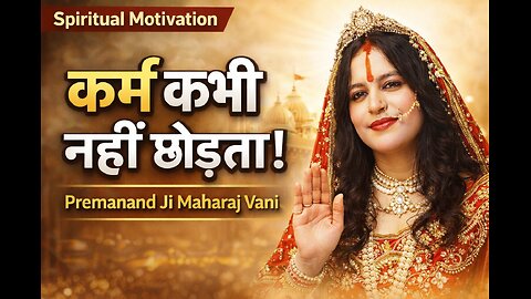 कर्म कभी किसी को छोड़ता नहीं है | Premanand Ji Maharaj Pravachan