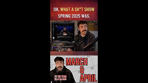 Ian Carroll ~ Month to Month ShitShow | Spring March and April