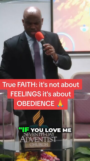 Faith is obedience to God!