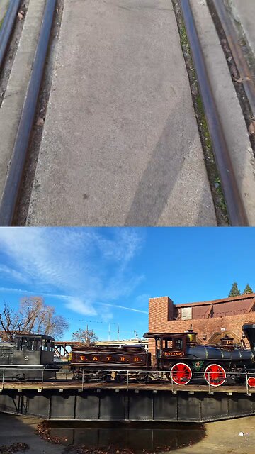 The Legendary V&T Railroad Locomotive #18 "Dayton" 🚂 #Shorts