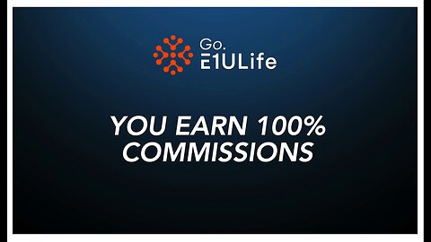 Go E1U Life Earn passive income Easy and fast system Only $25