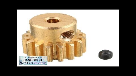 SG 1603 1604 UDIRC 1601 RC Car Spare Copper Motor Gear 16T Review