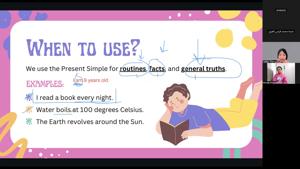 Simple present Class (7)