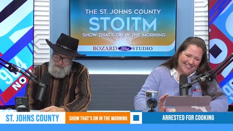 I-95 was closed after fiery crash and a man arrested for cooking a meal in a closed restaurant