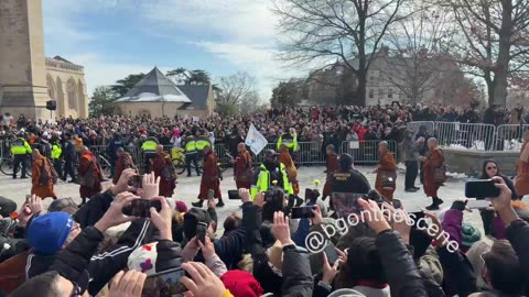 LIVE: Buddhist Monks at Washington National Cathedral in DC