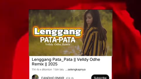 Dj Lenggang Pata Pata Velldy Odhe Remix - Fhando Rmxr..