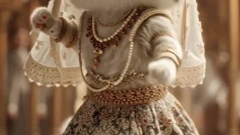 When a Royal Cat Steals the Dance Floor 👑🐱