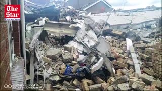 Three-storey building collapse: Victim shares survival story