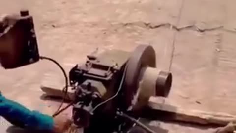 The Camera Man Wasn't Ready for the Starter Rope Kick Back