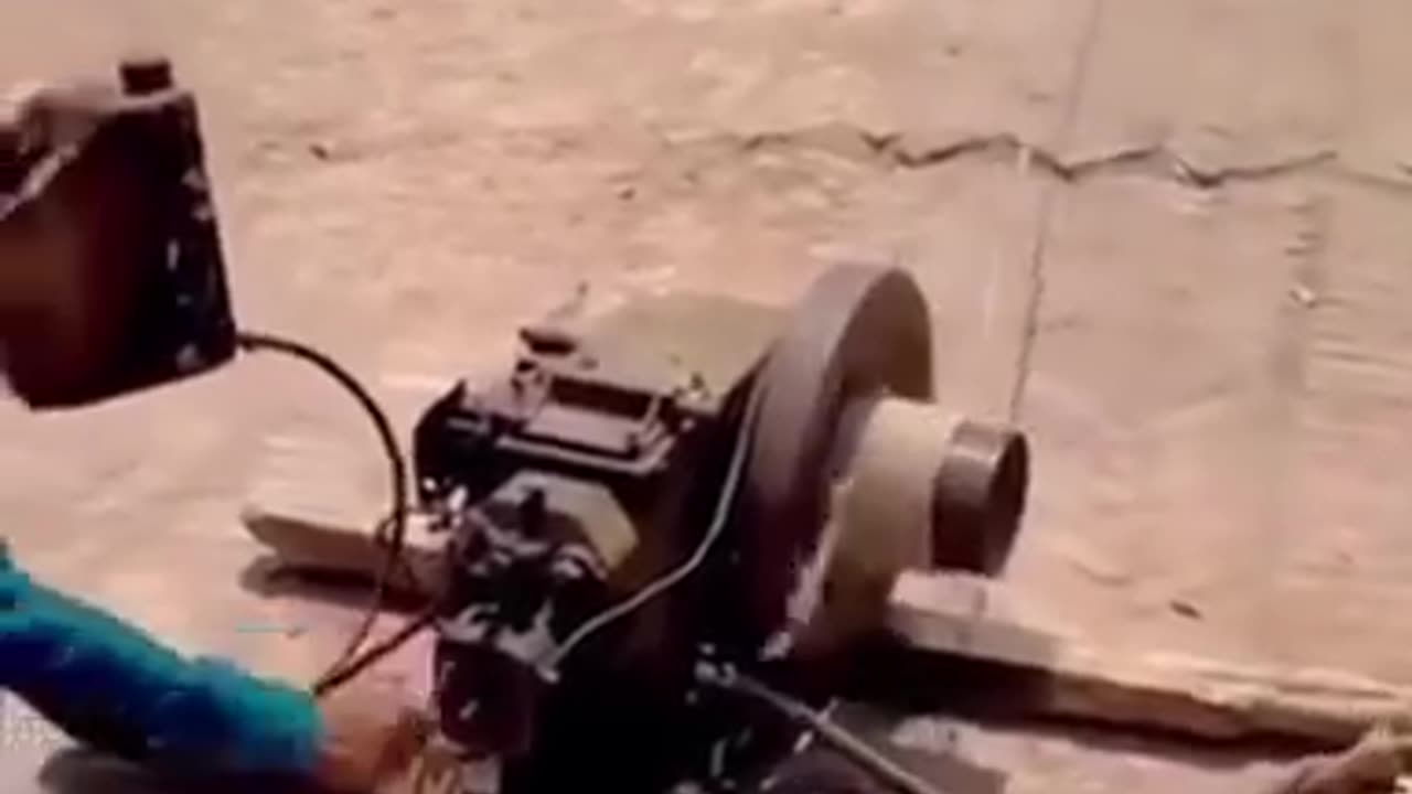 The Camera Man Wasn't Ready for the Starter Rope Kick Back