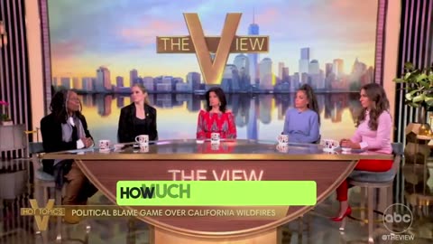 Whoopi Goldberg blames the wind—says “nothing” could have prevented California wildfires.