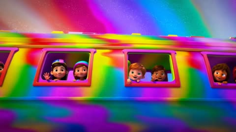 The Rainbow Train Adventure (Kid's Song)