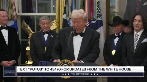 President Trump Participates in a Kennedy Center Honors Medal Presentation