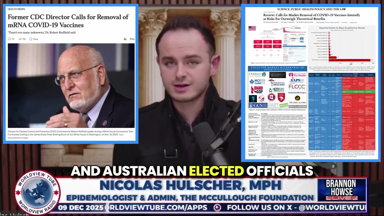 Former CDC Director Dr. Robert Redfield: Stop the MRNA CV19 Jabs