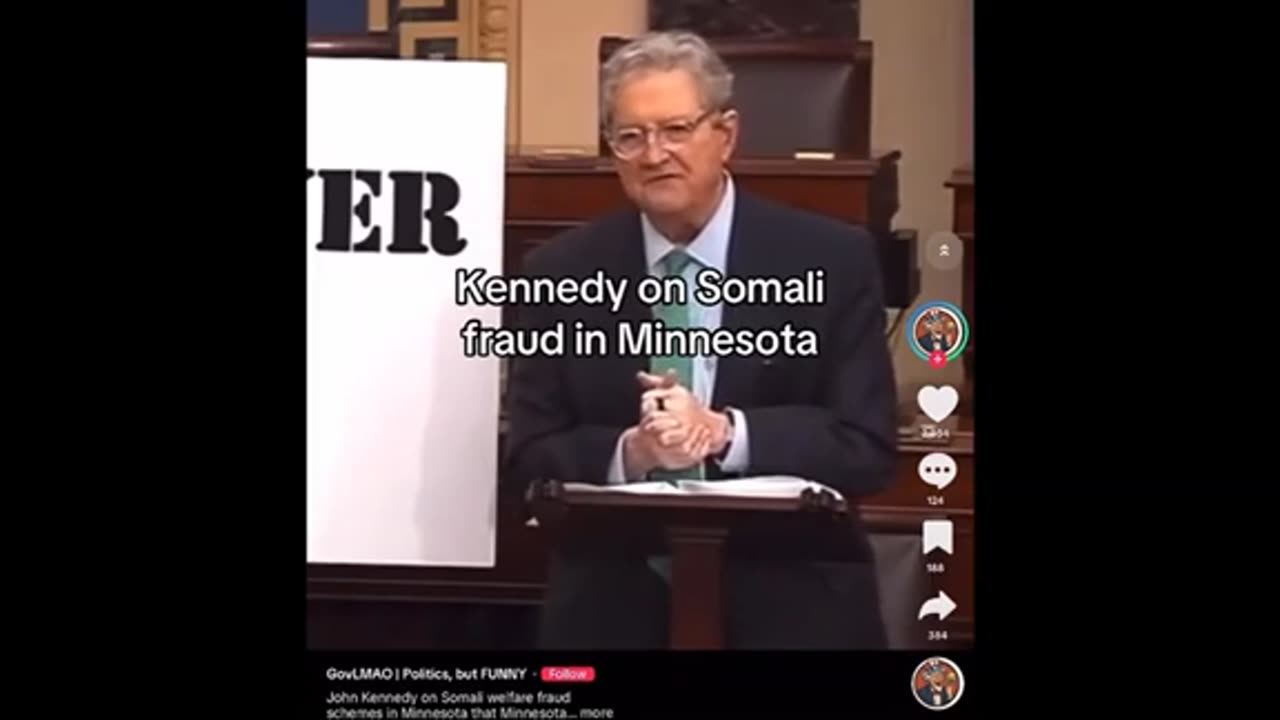 Sen Kennedy - Somali fraud in MINN ..
