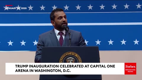 Kash Patel: Makes Pledge To Help Restore American Dream At Inaugural Event! - 1/20/25