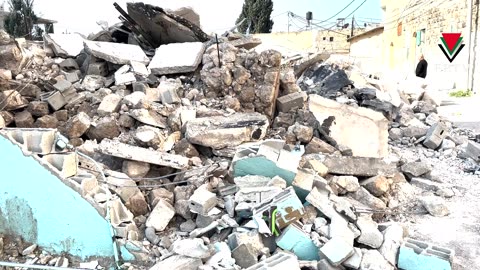 Occupation Forces Demolish the House of Martyr Tamer Fuqaha