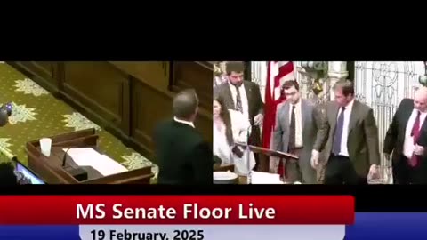 Mississippi Lieutenant Governor Delbert Hosemann suddenly collapsed on the Senate floor.