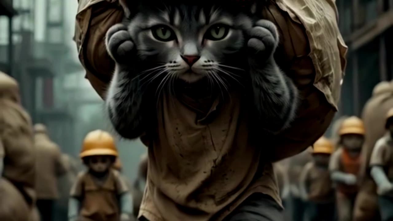 Cat's Hard Work & Tragic Fate | Emotional Story of Sacrifice & Survival | Animated Short