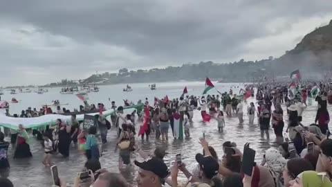 Yes the ships arrived in Gaza