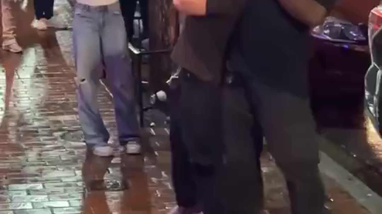 Make this racist bouncer famous. I think he should get assault charges.