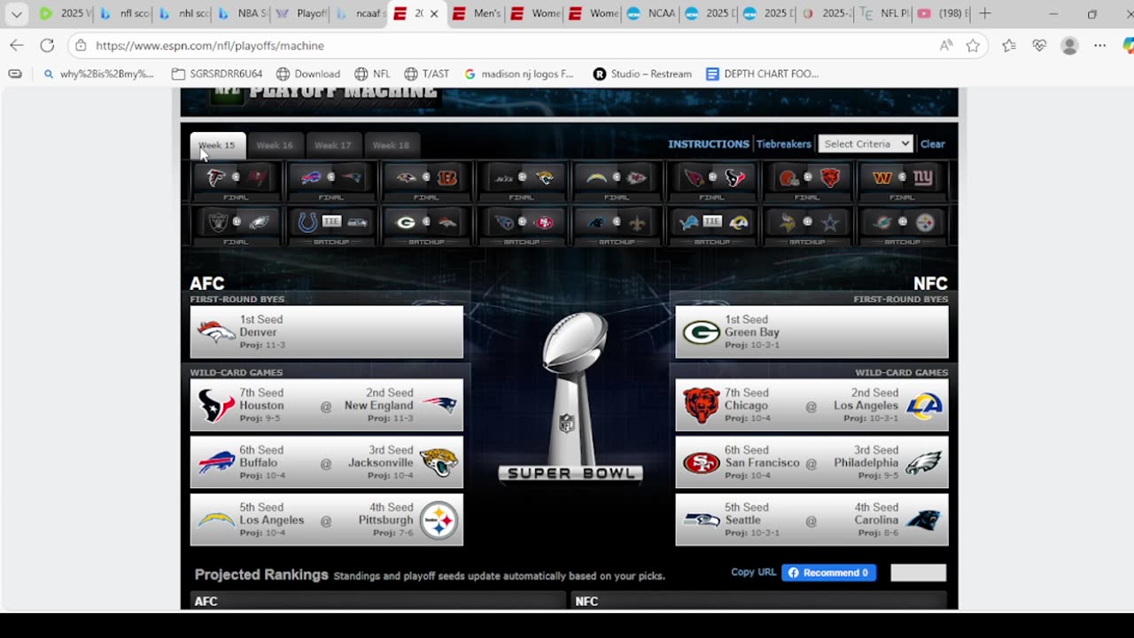 2025 WEEK 15 RED ZONE LIVESTREAM