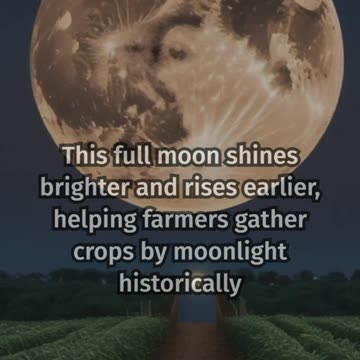 Why 2025 s Harvest Moon is a Rare October Full Moon