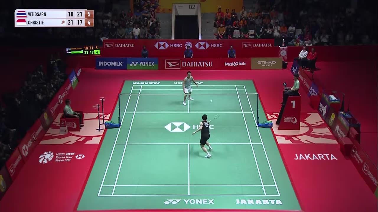 DAIHATSU Indonesia Masters 2025 | Kunlavut Vitidsarn (THA) [4] vs. Jonatan Christie (INA) [3] | F