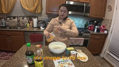 Wife Making Spam Musubi