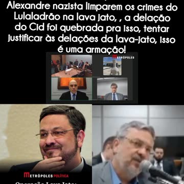 Isso é tudo armação, estão usando o Bolsonaro para limpar os crimes do Lulaladrão 1° a denuncia,2°a anulação do toffoli,3° quebrar do sigilo do Cid.